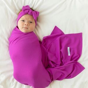 Poshmark Swaddle and headband set